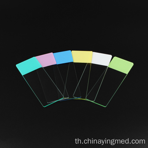พยาธิวิทยาเขียนสไลด์กล้องจุลทรรศน์สีสันสดใส